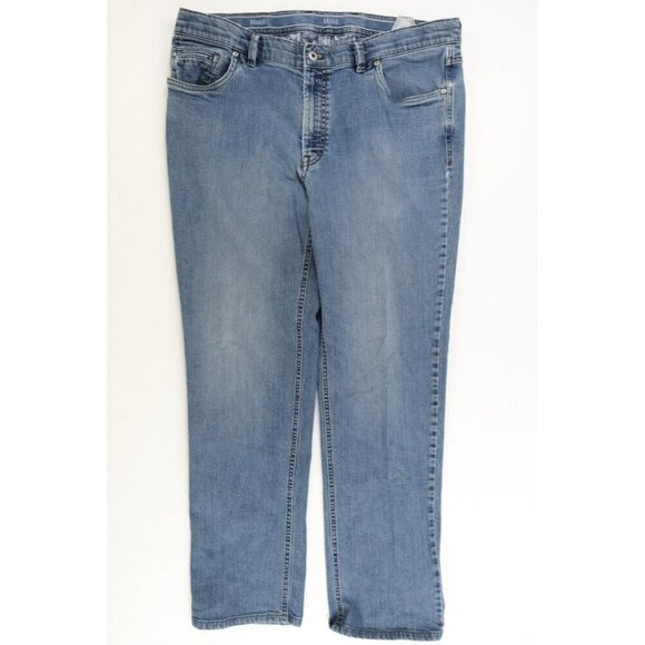 Hiltl Jeans 40 Light Wash Blue Designer Denim Pants 38x32 Stretch Jeans Straight - Picture 1 of 9